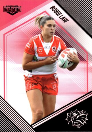 2025 NRL Elite NRLW Pink Diamond Mojo - PD46 Bobbi Law St George Dragons