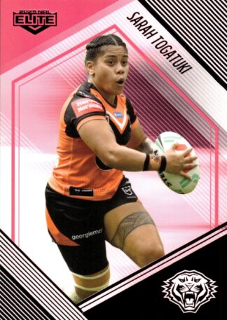 2025 NRLW Elite Pink Diamond Mojo - PD60 Sarah Togatuki Wests Tigers