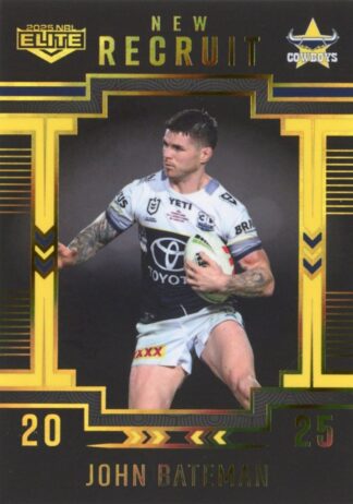 2025 NRL Elite New Recruits Album Card - NRA10 John Bateman North Queensland Cowboys