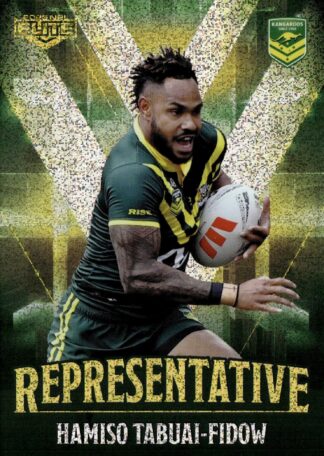2025 NRL Elite Representatives - REP14 Hamiso Tabuai-Fidow Kangaroos