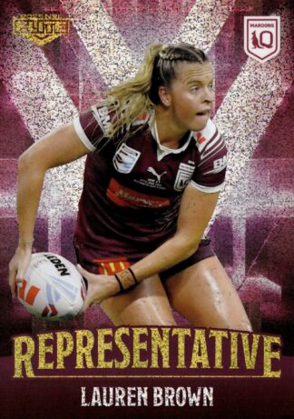 2025 NRL Elite Representatives - REP29 Lauren Brown QLD Maroons