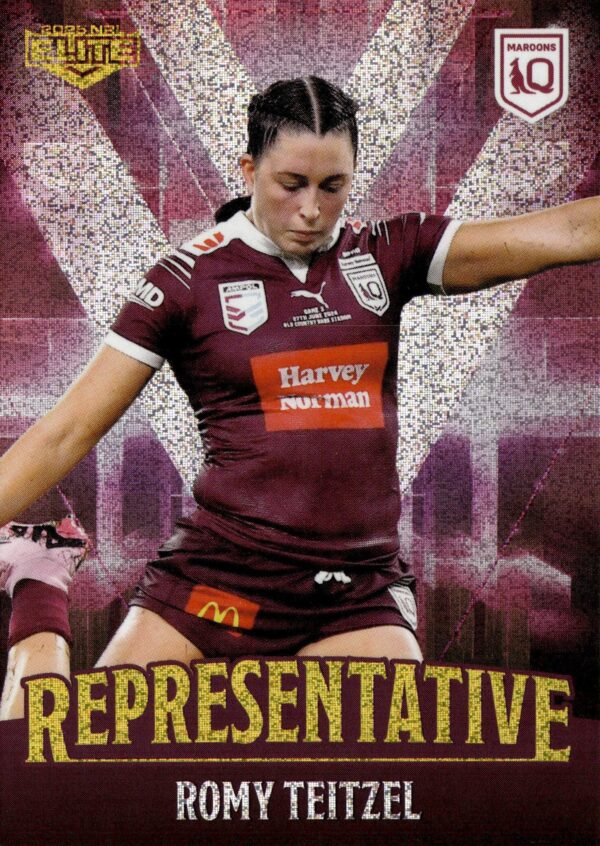 2025 NRL Elite Representatives - REP32 Romy Teitzel QLD Maroons