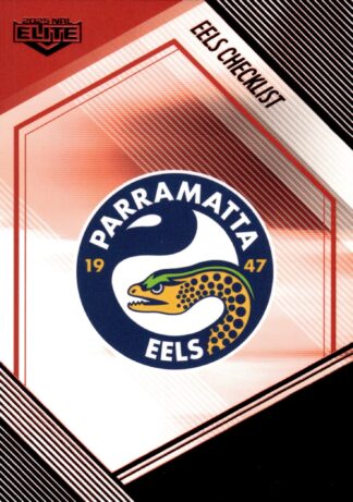 2025 NRL Elite Ruby Mojo - MR091 Checklist Parramatta Eels