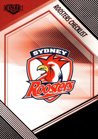 2025 NRL Elite Ruby Mojo - MR127 Checklist Sydney Roosters