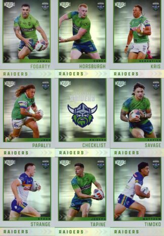 2025 NRL Elite Silver Special Team Set - Canberra Raiders