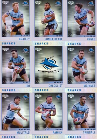 2025 NRL Elite Silver Special Team Set - Cronulla Sharks