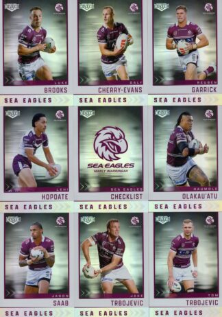 2025 NRL Elite Silver Special Team Set - Manly Sea Eagles
