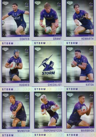2025 NRL Elite Silver Special Team Set - Melbourne Storm