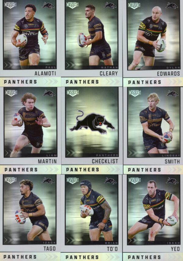 2025 NRL Elite Silver Special Team Set - Penrith Panthers