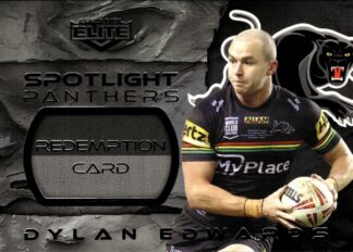 2025 NRL Elite Spotlight Jersey Patch - S6 Dylan Edwards Penrith Panthers