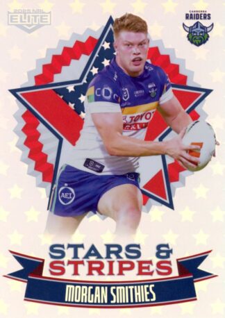 2025 NRL Elite Stars And Stripes - US04 Morgan Smithies Canberra Raiders