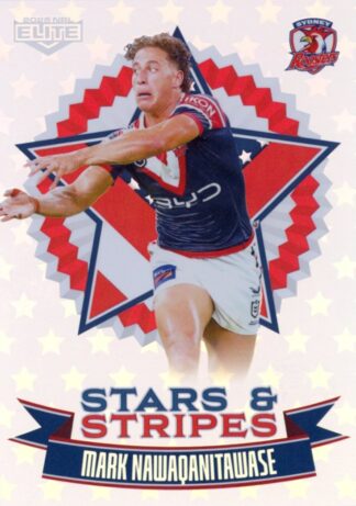 2025 NRL Elite Stars And Stripes - US30 Mark Nawaqanitawase Sydney Roosters