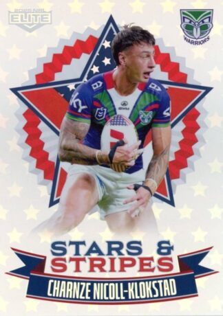 2025 NRL Elite Stars And Stripes - US31 Charnze Nicoll-Klokstad Warriors