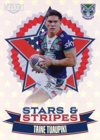 2025 NRL Elite Stars And Stripes - US32 Taine Tuaupiki Warriors