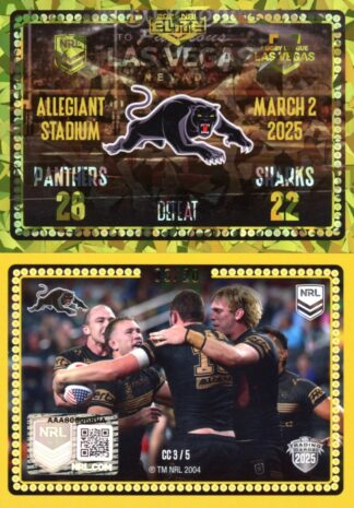 2025 NRL Elite Vegas Case Cards