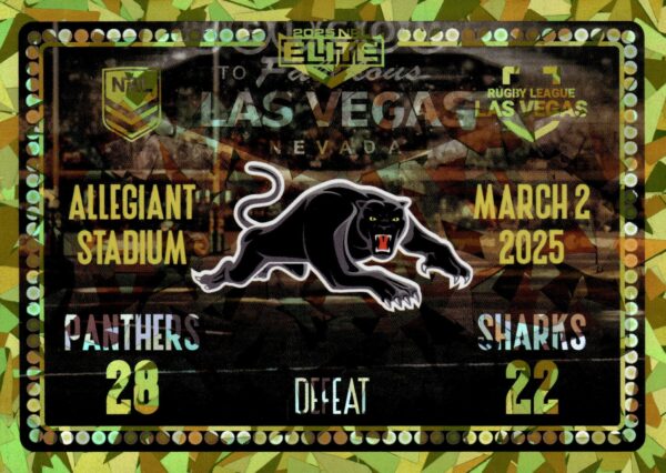 2025 NRL Elite Vegas Case Card - CC3 Dylan Edwards & Daine Laurie Penrith Panthers