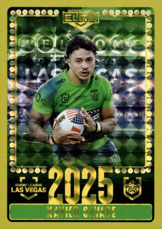 2025 NRL Elite Las Vegas Round - V03 Xavier Savage Canberra Raiders