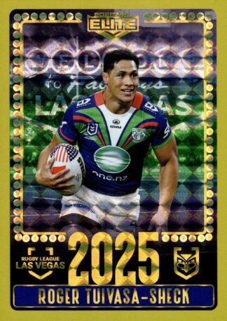 2025 NRL Elite Las Vegas Round - V12 Roger Tuivasa-Sheck Warriors