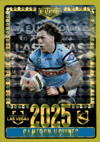 2025 NRL Elite Las Vegas Round - V22 Cameron McInnes Cronulla Sharks