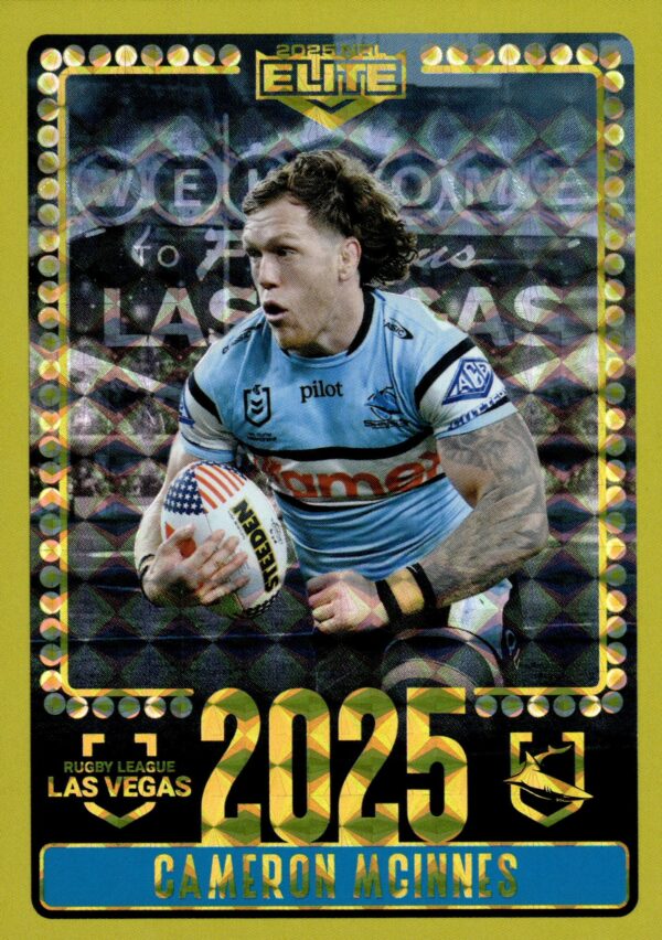 2025 NRL Elite Las Vegas Round - V22 Cameron McInnes Cronulla Sharks