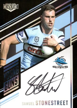 2025 NRL Elite Young Guns Signature - YGS04 Samuel Stonestreet Cronulla Sharks