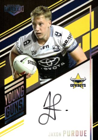 2025 NRL Elite Young Guns Signature - YGS10 Jaxon Purdue North QLD Cowboys