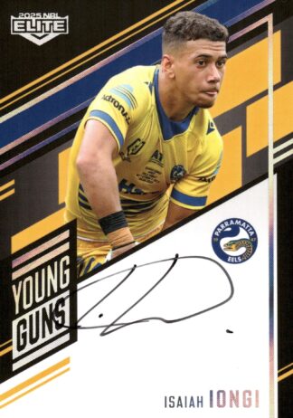 2025 NRL Elite Young Guns Signature - YGS11 Isaiah Iongi Parramatta Eels