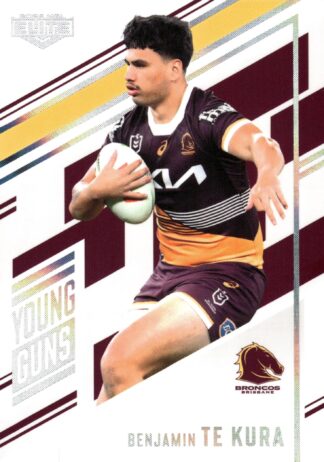 2025 NRL Elite Young Guns - YG02 Benjamin Te Kura Brisbane Broncos
