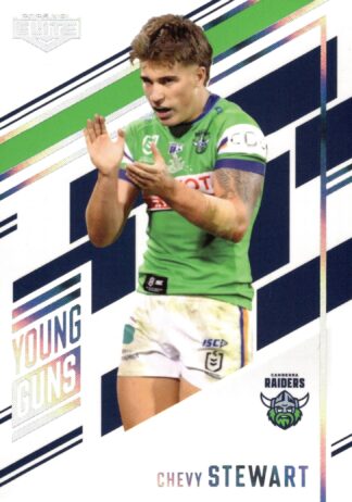 2025 NRL Elite Young Guns - YG04 Chevy Stewart Canberra Raiders