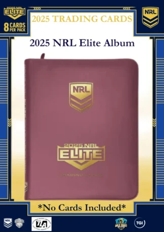 2025 NRL Elite Trading Card Album – No Cards Included