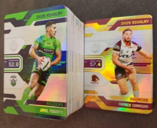 2025 NRL Rivalry Game Card - Full Set 102 Cards