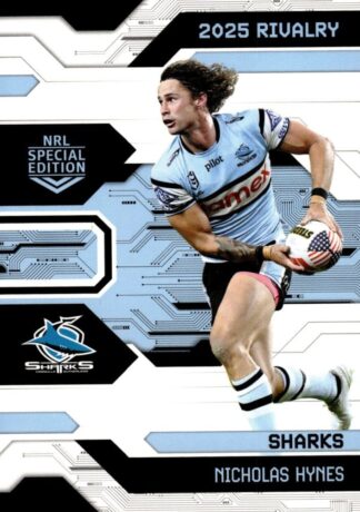 2025 NRL Rivalry Common Card - Base 021 Nicholas Hynes Cronulla Sharks
