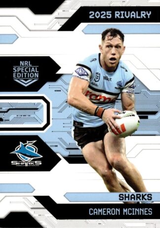 2025 NRL Rivalry Common Card - Base 022 Cameron McInnes Cronulla Sharks