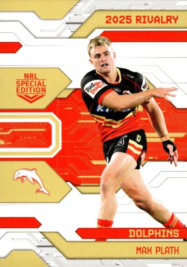 2025 NRL Rivalry Common Card - Base 028 Max Plath Dolphins