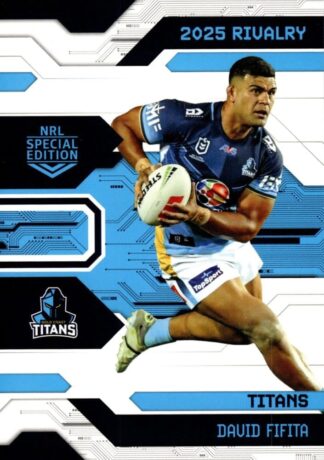 2025 NRL Rivalry Common Card - Base 034 David Fifita Gold Coast Titans