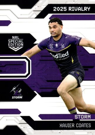 2025 NRL Rivalry Common Card - Base 043 Xavier Coates Melbourne Storm