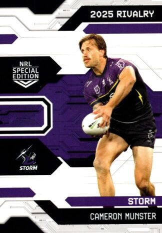 2025 NRL Rivalry Common Card - Base 047 Cameron Munster Melbourne Storm