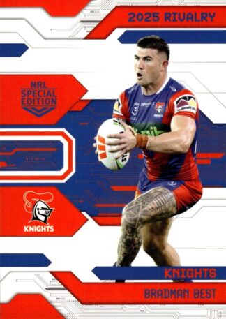 2025 NRL Rivalry Common Card - Base 049 Bradman Best Newcastle Knights