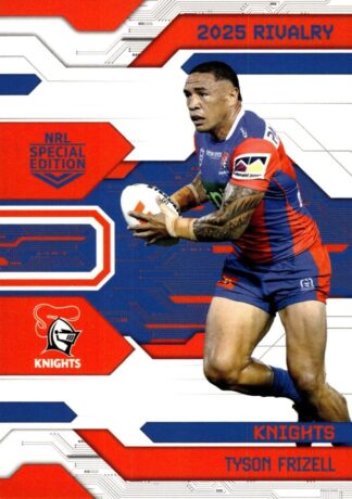 2025 NRL Rivalry Common Card - Base 051 Tyson Frizell Newcastle Knights