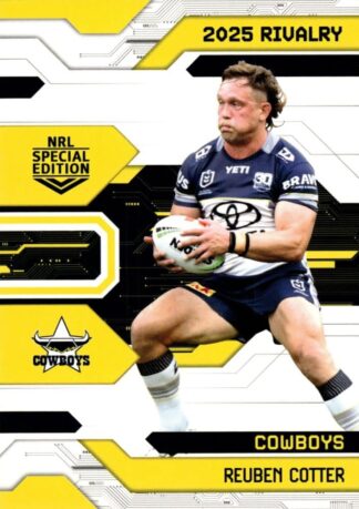 2025 NRL Rivalry Common Card - Base 055 Reuben Cotter North QLD Cowboys
