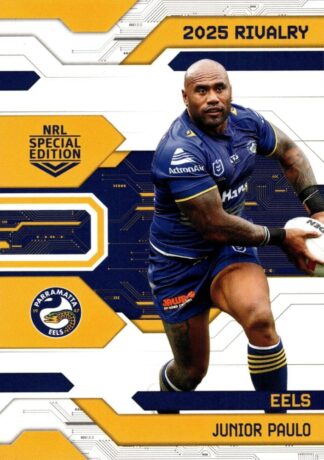 2025 NRL Rivalry Common Card - Base 066 Junior Paulo Parramatta Eels