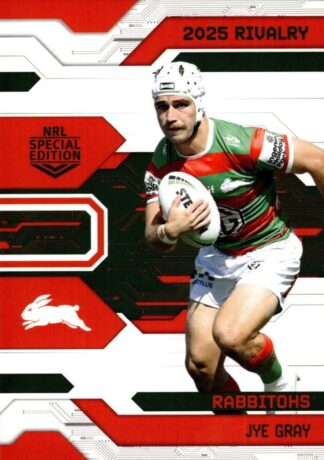 2025 NRL Rivalry Common Card - Base 074 Jye Gray South Sydney Rabbitohs