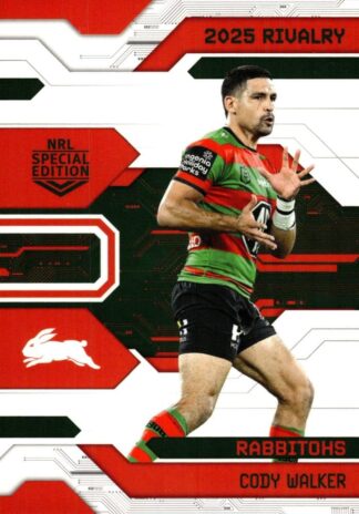 2025 NRL Rivalry Common Card - Base 077 Cody Walker South Sydney Rabbitohs