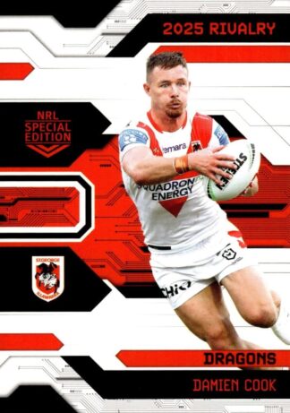 2025 NRL Rivalry Common Card - Base 079 Damien Cook St George Dragons