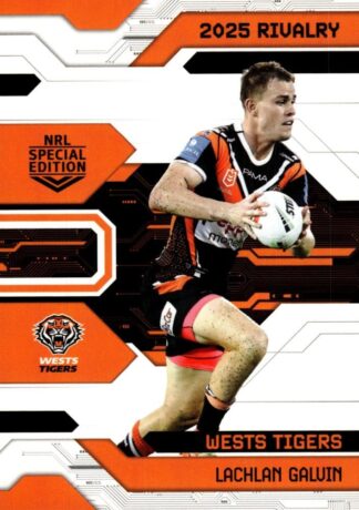 2025 NRL Rivalry Common Card - Base 098 Lachlan Galvin Wests Tigers