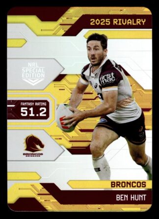 2025 NRL Rivalry Game Card - G004 Ben Hunt Brisbane Broncos
