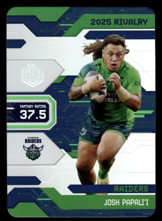 2025 NRL Rivalry Game Card - G008 Josh Papali'i Canberra Raiders