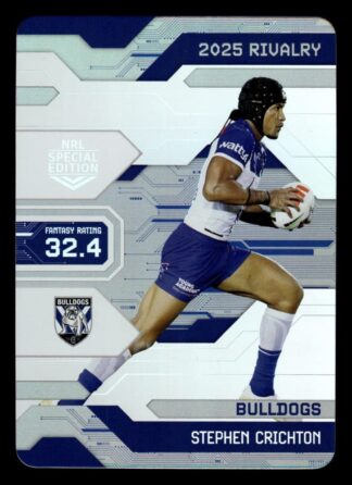 2025 NRL Rivalry Game Card - G014 Stephen Crichton Canterbury Bulldogs