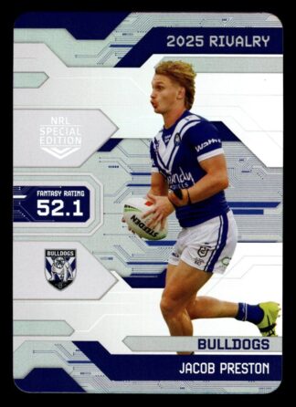 2025 NRL Rivalry Game Card - G017 Jacob Preston Canterbury Bulldogs