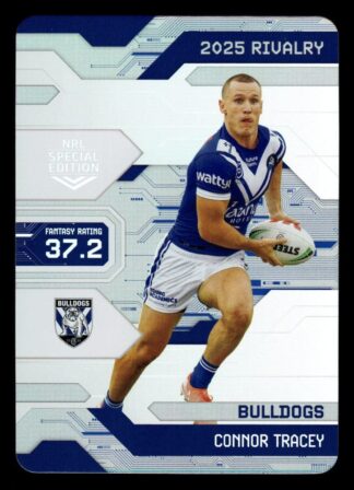 2025 NRL Rivalry Game Card - G018 Connor Tracey Canterbury Bulldogs